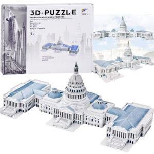 „Capitol Hill“ 3D dėlionė, 132 dalių 3D dėlionė ZA5400