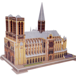 3D dėlionė Notre-Dame katedra 77 detalių erdvinė dėlionė Paryžius ZA5402 - Image 2