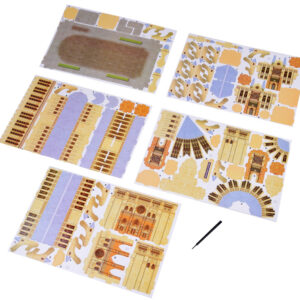 3D dėlionė Notre-Dame katedra 77 detalių erdvinė dėlionė Paryžius ZA5402 - Image 3