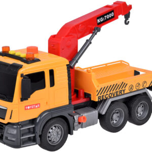 Vilkiko ir automobilio rinkinys su šviesos ir garso efektais, mobilus kranas HDS ZA5408 - Image 3