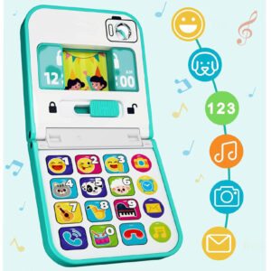 Interaktyvus muzikinis sulankstomas išmanusis telefonas vaikams ZA5424 - Image 8