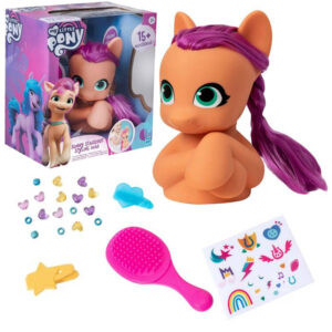 Hasbro My Little Pony Sunny Starscout poniuko galva šukavimui su priedais ZA5430