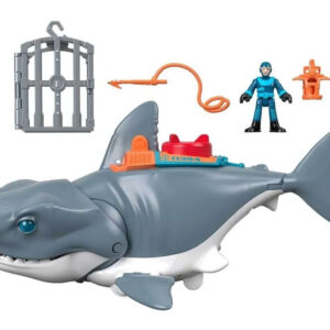 Mattel Imaginext Mega mechaninis ryklys ryklio ataka judantis nasras ZA5438 - Image 2