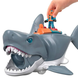 Mattel Imaginext Mega mechaninis ryklys ryklio ataka judantis nasras ZA5438 - Image 5