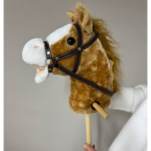 Hobby Horse arkliukas ant lazdos su šuoliavimo ir žvengimo garsais + judantis snukis ZA5442 - Image 6