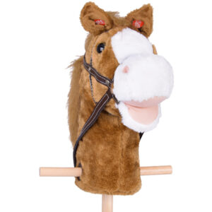 Hobby Horse arkliukas ant lazdos su šuoliavimo ir žvengimo garsais + judantis snukis ZA5442 - Image 4
