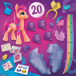 My Little Pony figūrėlė Sunny Starscout Crystal Adventure priedai ZA5476 - Image 7