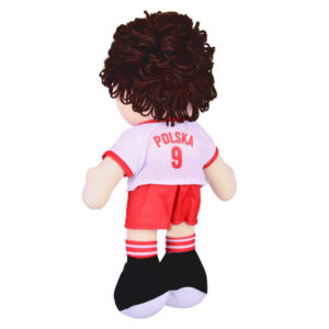 Skudurinė lėlė POLISH Futbolininkas Nr. 9 – futbolo kamuolys Minkšta medžiaga ZA5477 - Image 3