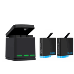 Telesin Box three-channel charger for GoPro Hero 5/6/7/8 + 2 batteries GP-BNC-801