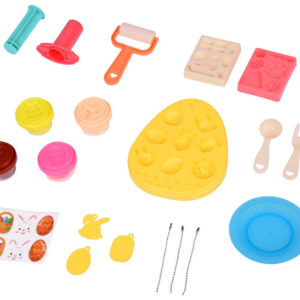 Pastelinis rinkinys EASTER plastilinas + formelės + lipdukai ZA5506 - Image 2