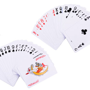 Kortų žaidimų rinkinys 2in1 Pokeris ir BlackJack: žetonai + kortos + lenta GR0706 - Image 3