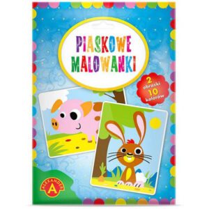 Alexander smėlio spalvinimo kūrybinis rinkinys 2 paveikslėliai paršelis kiškis ZA5534 - Image 3