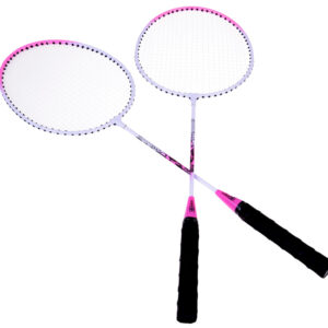Badmintono raketės + dėklas Rinkinis mėlynas arba rožinis SP0826 - Image 2