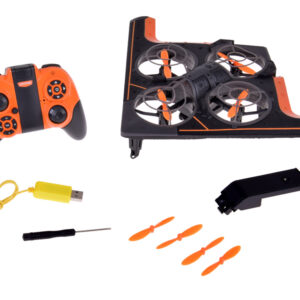 Nuotoliniu būdu valdomas DRONE kvadrokopteris – valdymas nuotolinio valdymo pulteliu ir programėle RC0702 - Image 2