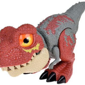 Judantis DINOZAURAS Tyrannosaurus Rex su garsu ir šviesa RAUDONAS ZA5589 - Image 2