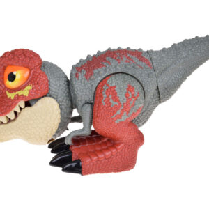Judantis DINOZAURAS Tyrannosaurus Rex su garsu ir šviesa RAUDONAS ZA5589 - Image 3