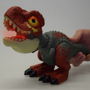 Judantis DINOZAURAS Tyrannosaurus Rex su garsu ir šviesa RAUDONAS ZA5589 - Image 6