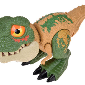 Judantis DINOZAURAS Tyrannosaurus Rex su garsu ir šviesa ŽALIAS ZA5589 - Image 2