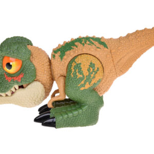 Judantis DINOZAURAS Tyrannosaurus Rex su garsu ir šviesa ŽALIAS ZA5589 - Image 3