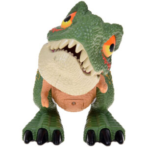 Judantis DINOZAURAS Tyrannosaurus Rex su garsu ir šviesa ŽALIAS ZA5589 - Image 4
