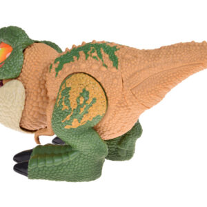 Judantis DINOZAURAS Tyrannosaurus Rex su garsu ir šviesa ŽALIAS ZA5589 - Image 5