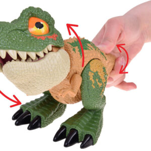 Judantis DINOZAURAS Tyrannosaurus Rex su garsu ir šviesa ŽALIAS ZA5589 - Image 8