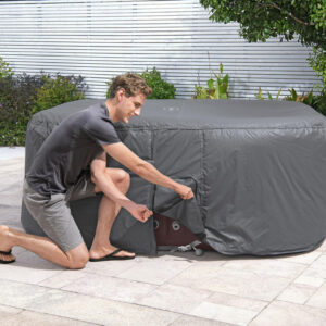 Bestway šilumą sulaikantis uždangalas ENERGYSENSE, skirtas Lay-Z-Spa 201 cm 60332 - Image 4