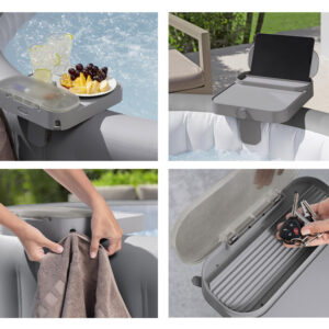 Bestway 4in1 lentyna, „viskas viename“ Lay-Z-Spa laikymo staliukas, pakaba, laikiklis 60337 - Image 6