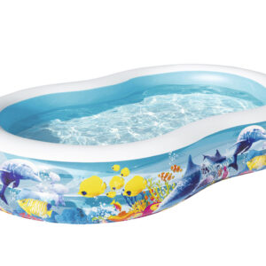 Bestway pripučiamas baseinas fish'n friends 262 x 157 x 46 cm 54118 - Image 3