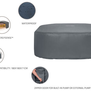 Bestway šiluminis uždangalas ENERGYSENSE, skirtas Lay-Z-Spa 180cm 60319 - Image 8
