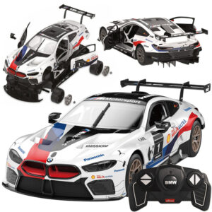 Rastar BMW M8 GTE 1:18 modelis surinkimui - nuotoliniu būdu valdomas automobilis RC0708