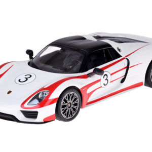 Rastar nuotoliniu būdu valdomas automobilis Porsche 918 Spyder 1:14 nuotolinio valdymo pultas su šviesomis RC0711 - Image 6