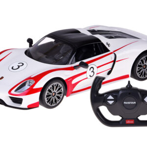 Rastar nuotoliniu būdu valdomas automobilis Porsche 918 Spyder 1:14 nuotolinio valdymo pultas su šviesomis RC0711 - Image 2