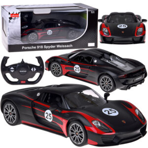 Rastar nuotoliniu būdu valdomas automobilis Porsche 918 Spyder 1:14 nuotolinio valdymo pultas su šviesomis RC0711
