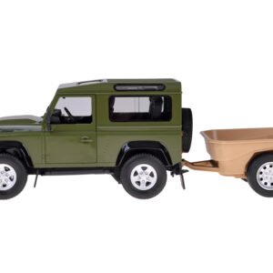 Rastar nuotoliniu būdu valdomas automobilis Land Rover Defender 1:14 su šviesomis RC0712 - Image 5