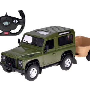 Rastar nuotoliniu būdu valdomas automobilis Land Rover Defender 1:14 su šviesomis RC0712 - Image 3