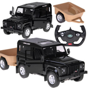 Rastar nuotoliniu būdu valdomas automobilis Land Rover Defender 1:14 su šviesomis RC0712