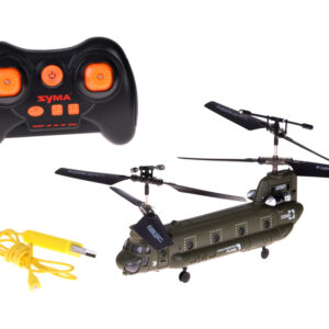 Syma S026H Chinook nuotoliniu būdu valdomas sraigtasparnis su GYRO stabilizavimo sistema RC0714 - Image 2