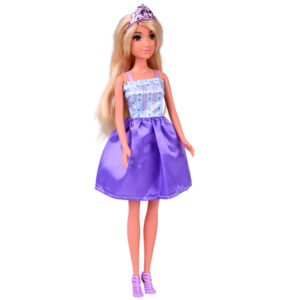 Anlily MODEL lėlė + didelis 11 princesės suknelių ir aksesuarų rinkinys ZA5695 - Image 7