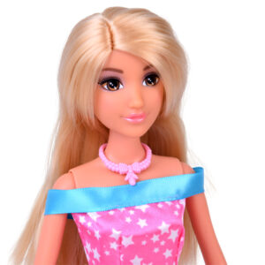 Anlily MODEL lėlė + didelis 11 princesės suknelių ir aksesuarų rinkinys ZA5695 - Image 8