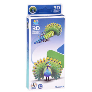 3D dėlionė iš kartono, spalvingas POVAS, pasidaryk pats DIY, 18 dalių ZA5718 - Image 5