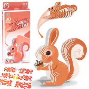 3D dėlionė iš kartono, modelis VOVERĖ, pasidaryk pats DIY, 35 dalys ZA5720