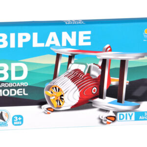 3D dėlionė iš kartono, lėktuvo modelis, pasidaryk pats DIY, 62 detalės ZA5721 - Image 4