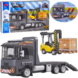 Techniniai kaladėlių rinkiniai VEHICLES 1:42 – Sunkvežimis su priekaba ir krautuvu 404ele ZA5722