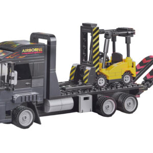 Techniniai kaladėlių rinkiniai VEHICLES 1:42 – Sunkvežimis su priekaba ir krautuvu 404ele ZA5722 - Image 4