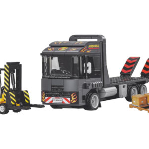 Techniniai kaladėlių rinkiniai VEHICLES 1:42 – Sunkvežimis su priekaba ir krautuvu 404ele ZA5722 - Image 5