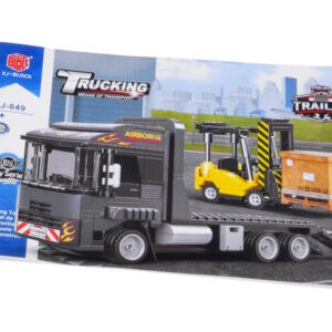 Techniniai kaladėlių rinkiniai VEHICLES 1:42 – Sunkvežimis su priekaba ir krautuvu 404ele ZA5722 - Image 7