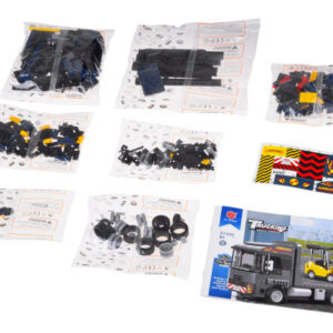 Techniniai kaladėlių rinkiniai VEHICLES 1:42 – Sunkvežimis su priekaba ir krautuvu 404ele ZA5722 - Image 8
