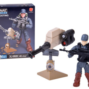 SWAT policininko kaladėlės, judanti figūrėlė, kareivis, surenkamas modelis ZA5724 - Image 3