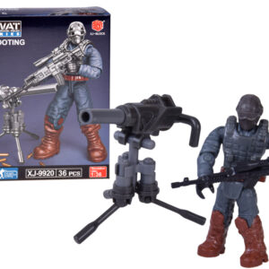 SWAT policininko kaladėlės, judanti figūrėlė, kareivis, surenkamas modelis ZA5724 - Image 4